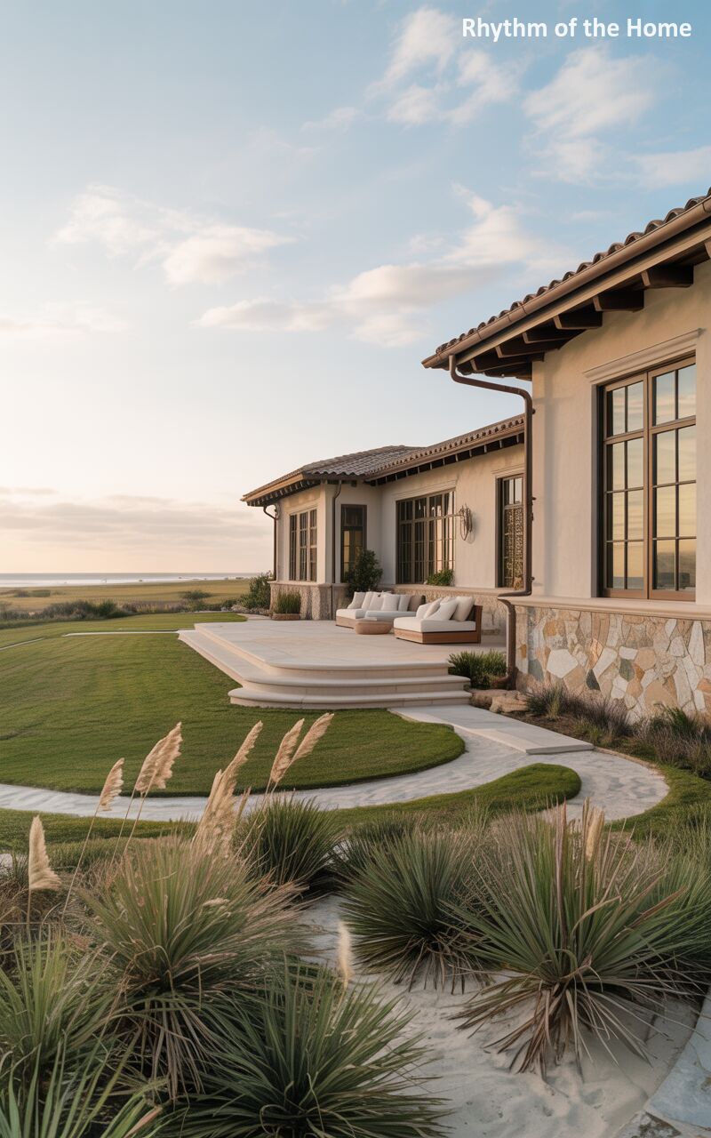Coastal Hacienda Ranch Home