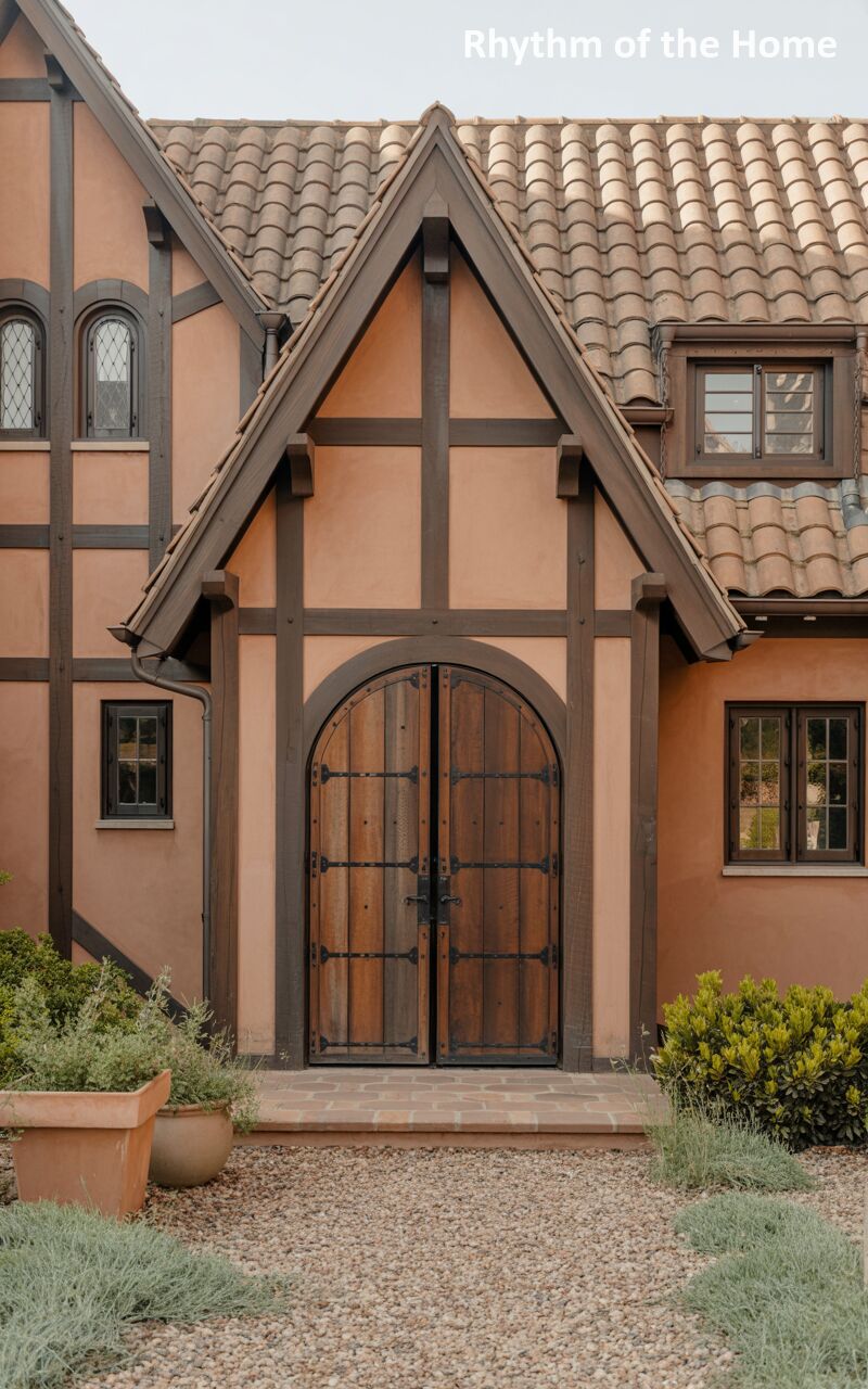 Terracotta Timbered Coach/Carriage Home