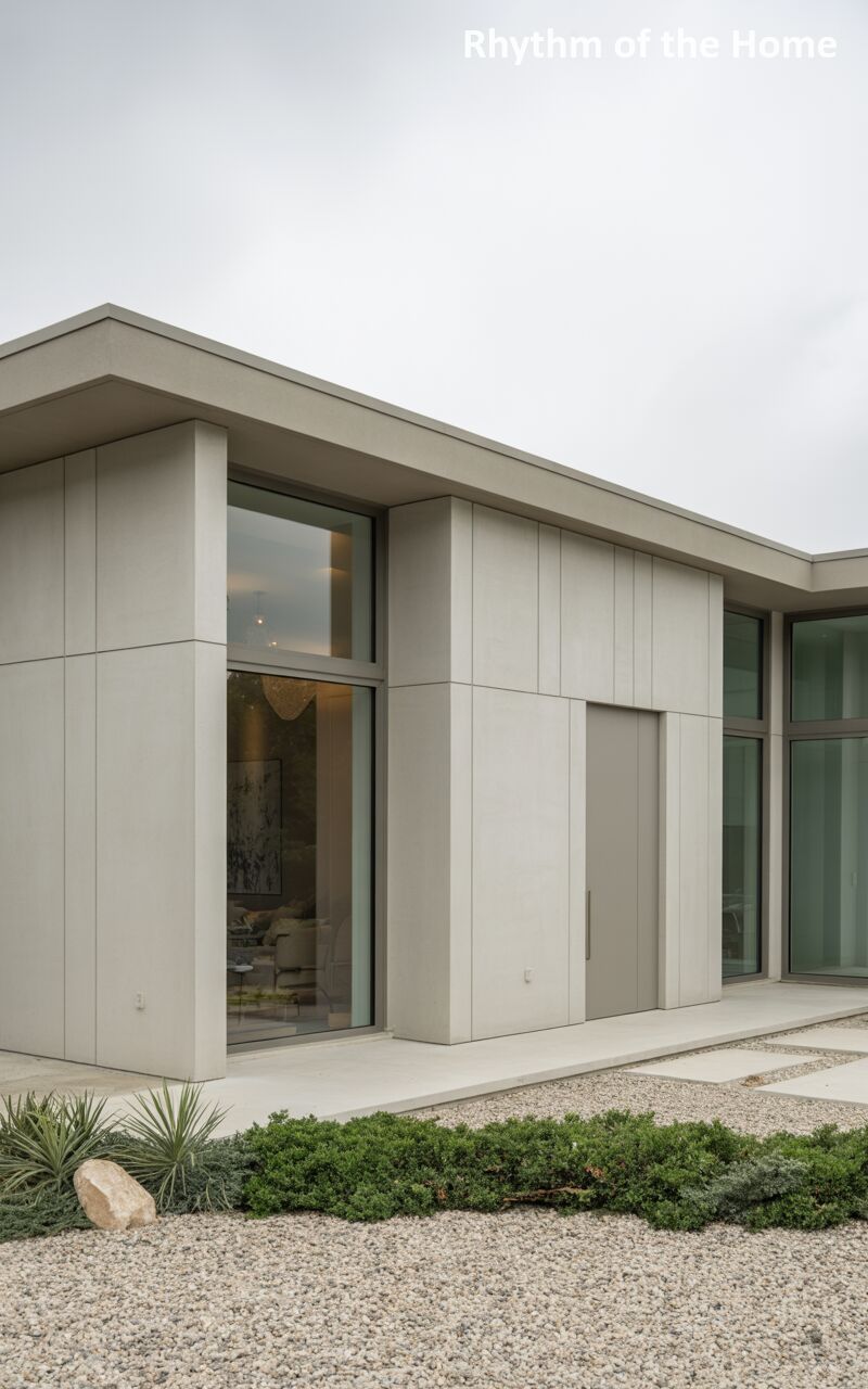 Minimalist Concrete Coach/Carriage Home