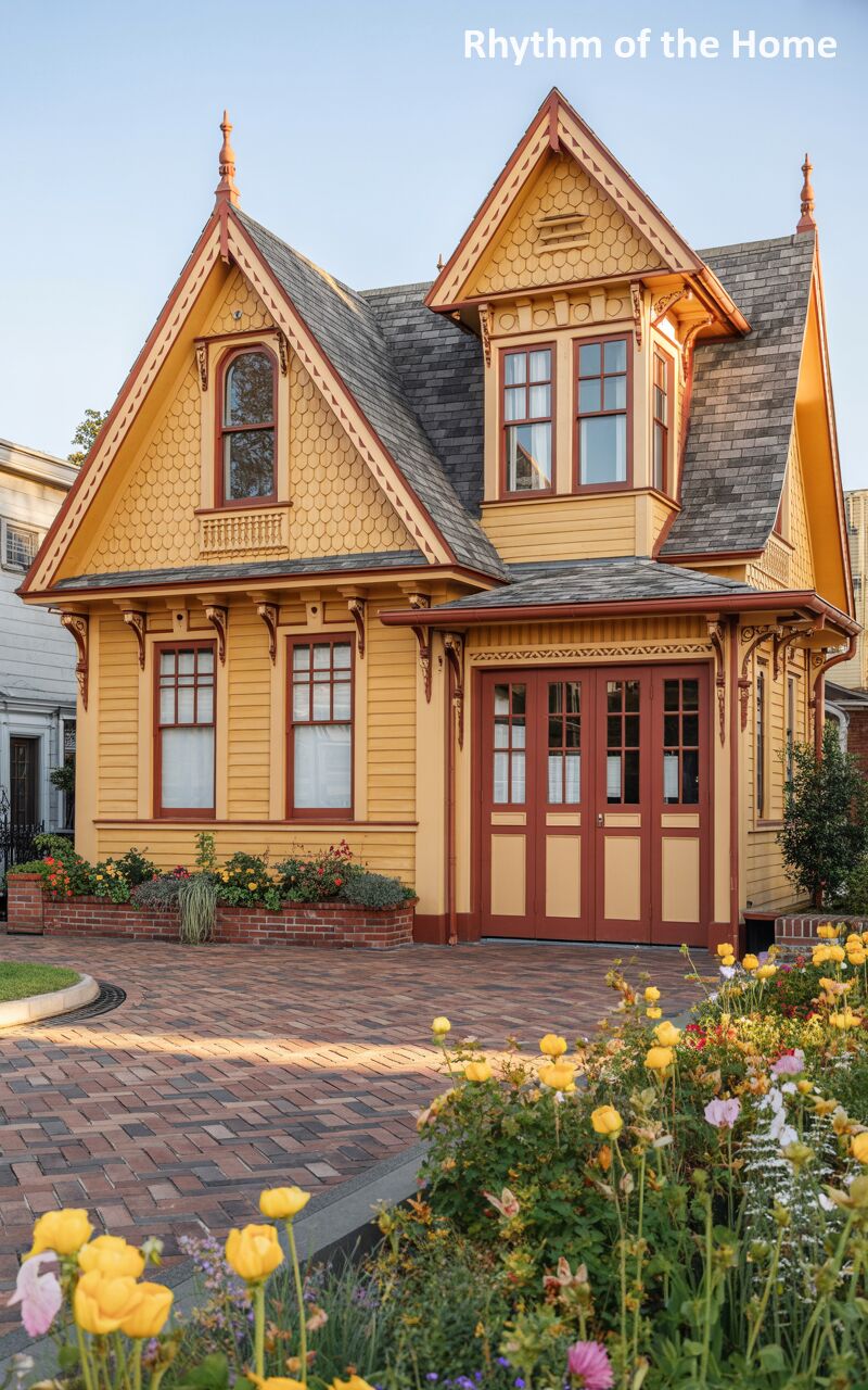 Sunny Scalloped Coach/Carriage Home
