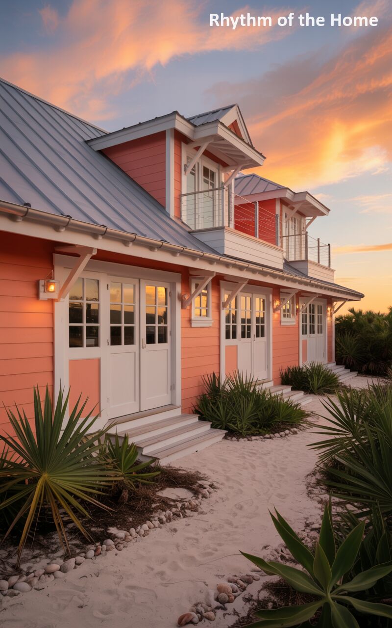 Sunset Coral Tropics Coach/Carriage Home