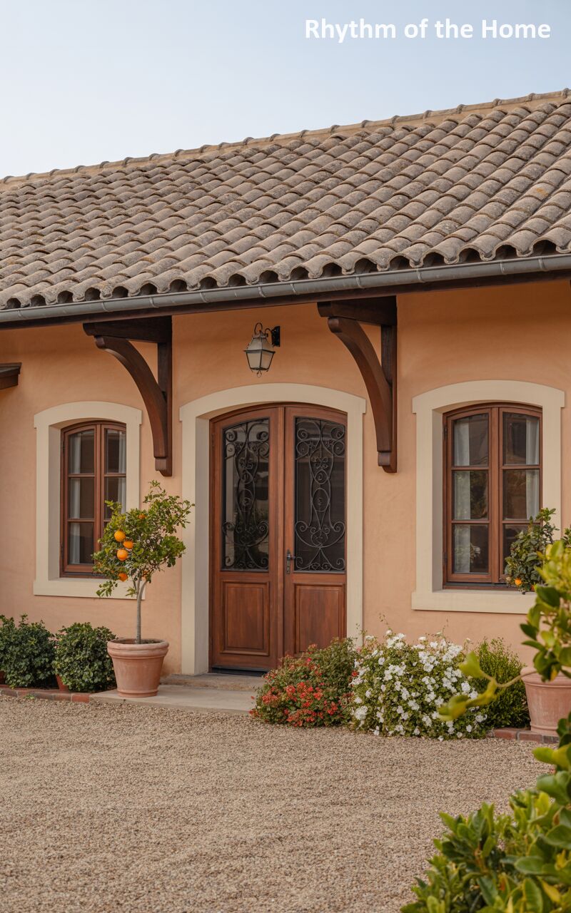 Mediterranean Tuscan Villa Coach/Carriage Home
