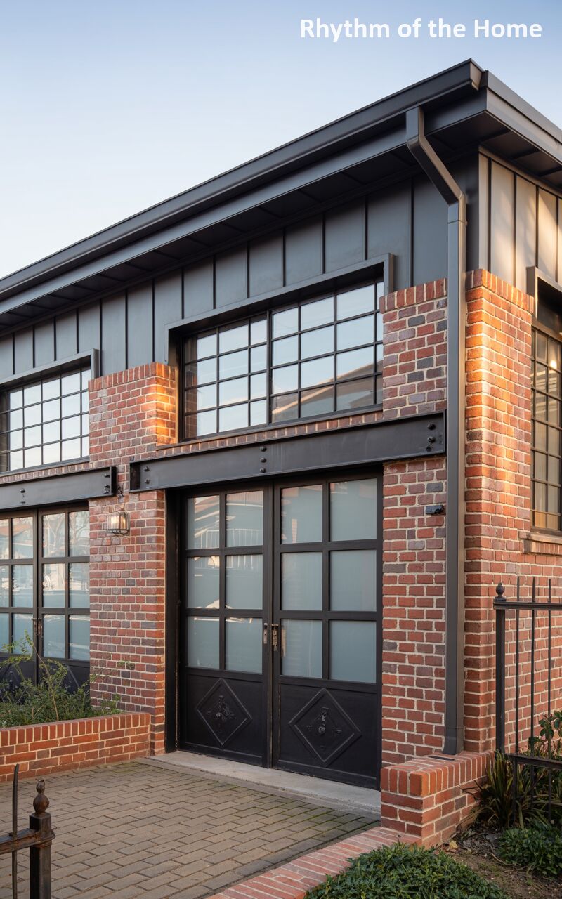 Urban Industrial Brick Coach/Carriage Home